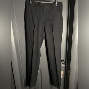 Banana Republic looser straight leg light weight wool black pants size 3…​
